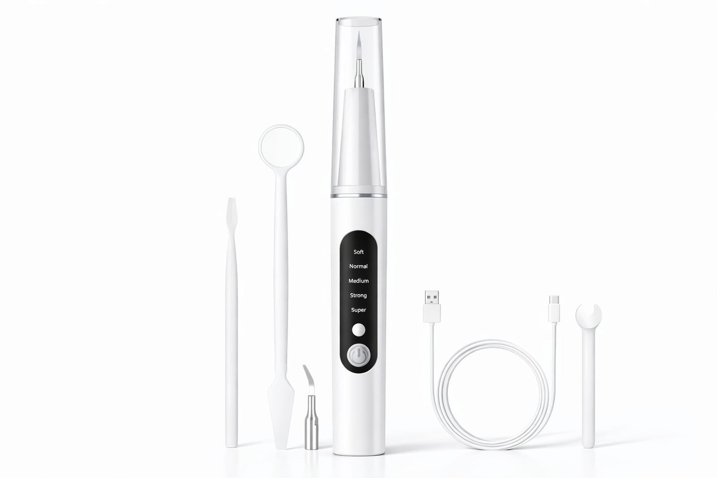 🦷DentaLux – Aparat Profesional pentru Îndepărtarea Tartrului Acasă | ✅ Funcționează doar când atinge dintele